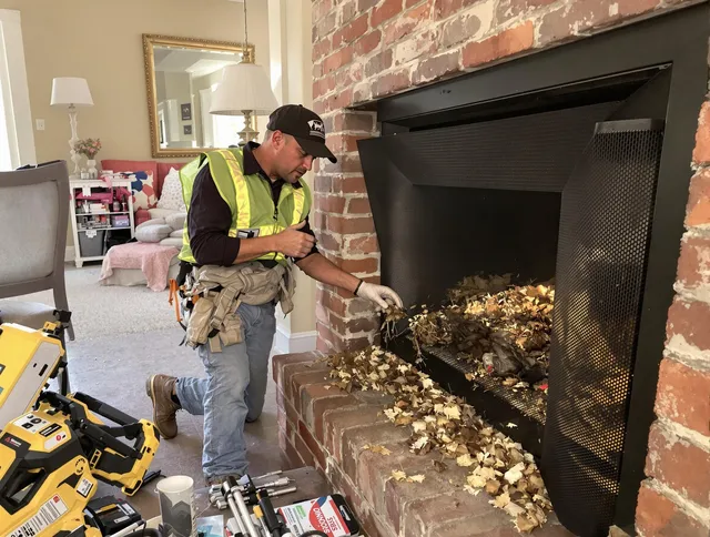 Safe screening installation by Stanton Chimney Sweep in Stanton, CA