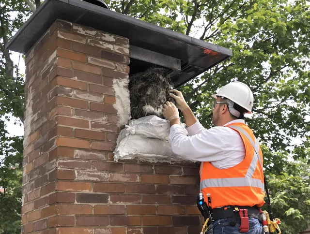 Humane removal of debris and animals by Stanton Chimney Sweep in Stanton, CA