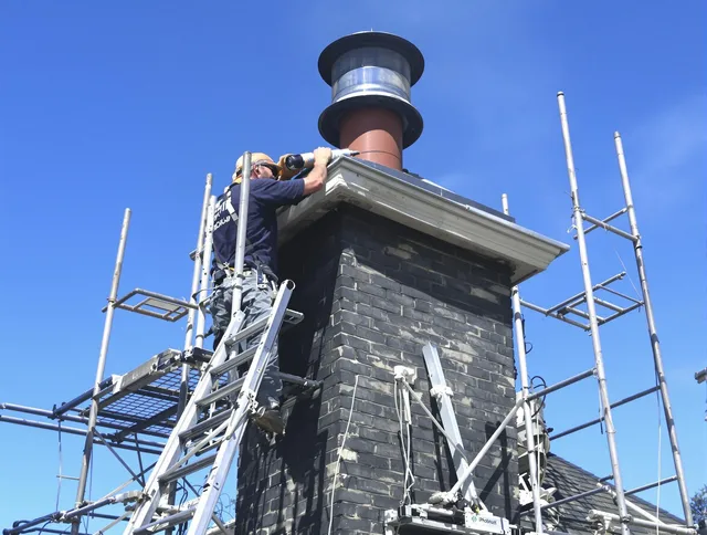 Sturdy chimney crown finished by Stanton Chimney Sweep in Stanton, CA