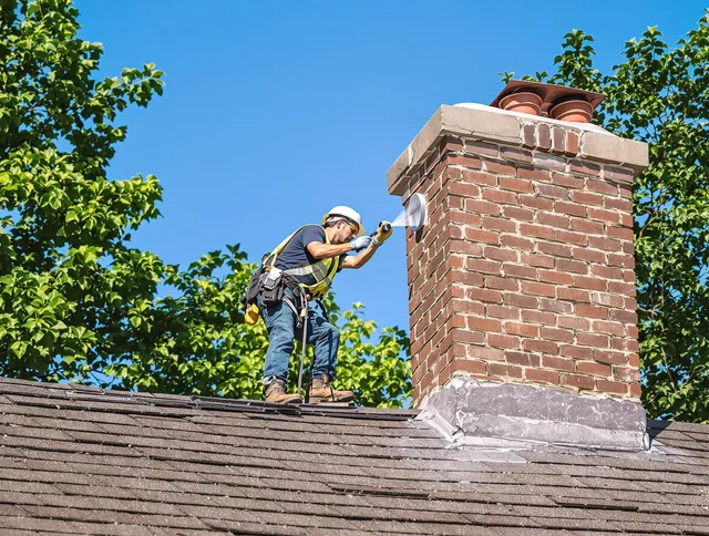 Stanton Chimney Sweep performing an inspection with advanced tools in Stanton, CA