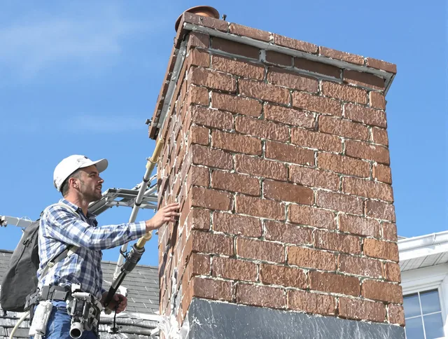 Brickwork for a chimney rebuild by Stanton Chimney Sweep in Stanton, CA