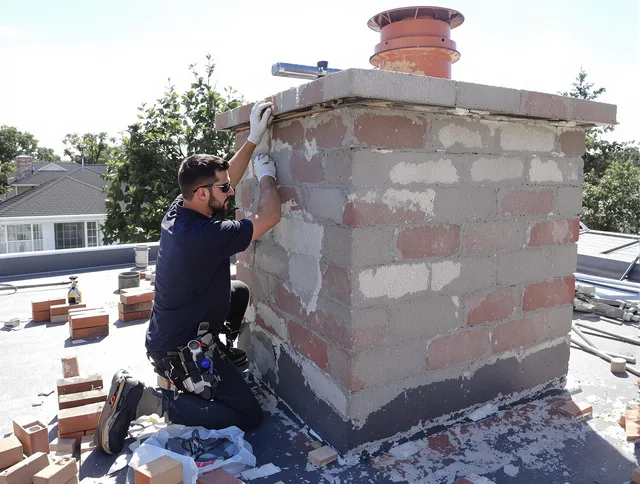 Advanced chimney repair process by Stanton Chimney Sweep in Stanton, CA