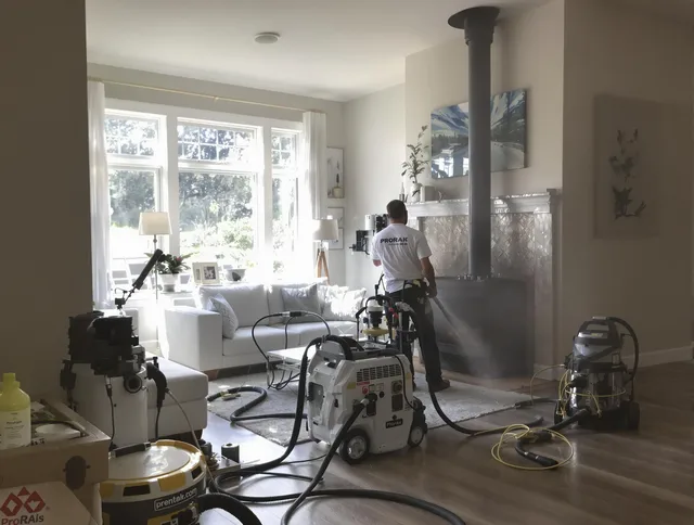 Soot removal service by Stanton Chimney Sweep for a fireplace in Stanton, CA